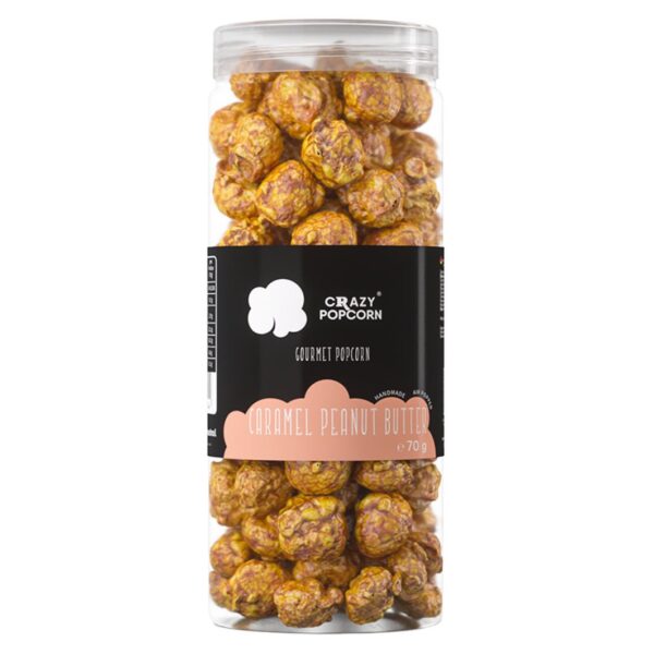 Crazy Popcorn Caramel Peanut vegan