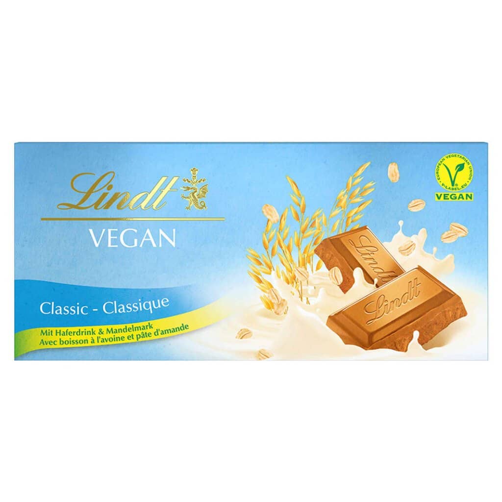 Lindt Classic Vegan Schokolade 100 Gramm 20 Tafeln Suessigkeiten