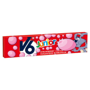 V6 Junior Strawberry Kaugummi