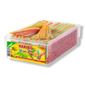 Haribo Miami Sauer Vegan 150 Streifen