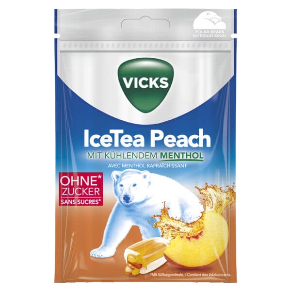 Vicks IceTea Peach 72g