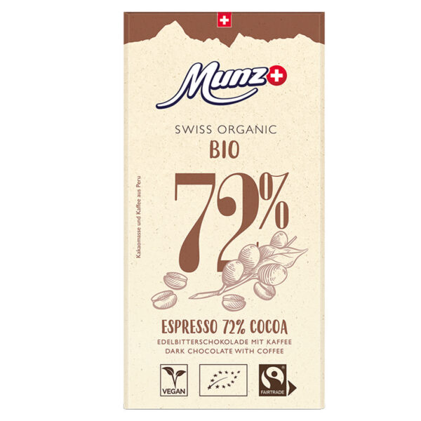 Munz Organic Bio 72% Espresso 100g