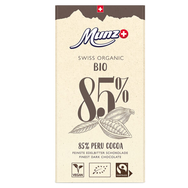 Munz Organic Bio 85% Peru 100g