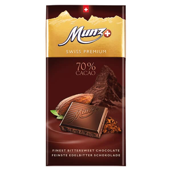 Munz Premium Noir 70% 100g