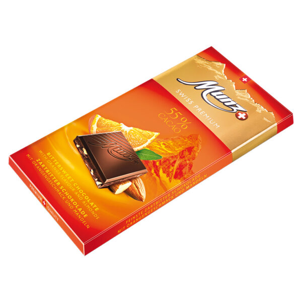 Munz Premium Orange 55% Mandeln 100g