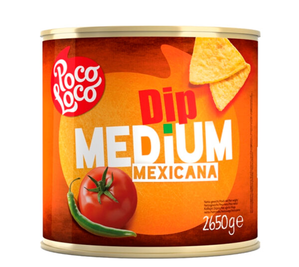 Poco Loco Salsa Medium Mexican 2.650kg