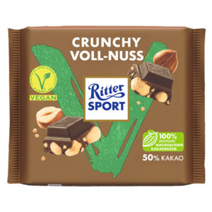 Ritter Sport Vegan Crunchy Vollnuss 100g